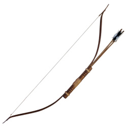 Kinder Bogen 120 cm mit 2 Pfeilen auf https://armatae.shop