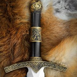 LARP Mittelalter Dolch Valdor – Polsterwaffe mit Fiberglaskern, 37 cm auf https://armatae.shop - Bild 2