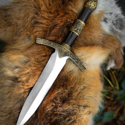 LARP Mittelalter Dolch Valdor – Polsterwaffe mit Fiberglaskern, 37 cm auf https://armatae.shop - Bild 3