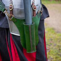 Stangenholster aus Leder für Flaggen, Standarten etc. in 4 verschiedenen Farben auf https://armatae.shop - Bild 5