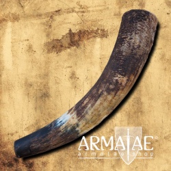 Trollhorn, Blashorn, Wikinger Rufhorn Natur ca. 40 bis 45 cm