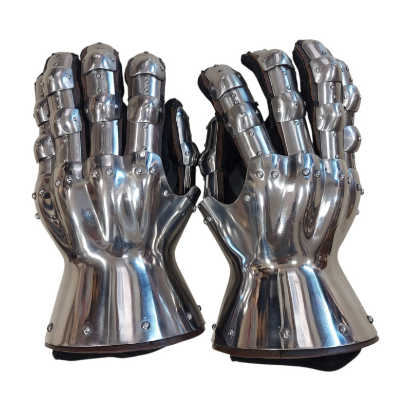 Mittelalterliche Sanduhr-Stulpenhandschuhe aus dem 14. Jahrhundert - Bild 1