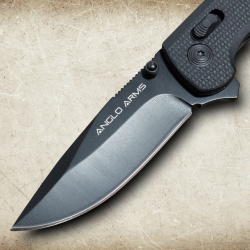 Taschenmesser beidhändig – 8Cr14MoV Stahl, Micarta Griff, Gürtelclip - Bild 2