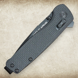 Taschenmesser beidhändig – 8Cr14MoV Stahl, Micarta Griff, Gürtelclip - Bild 6