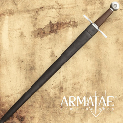 Mittelalterlicher Einhänder SK-B mit Scheide – Schaukampfschwert aus 55Si7 Federstahl - Bild 2