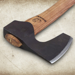 BeaverCraft ® AX6 Bushcraft-Beil – Kompaktes langbärtiges Beil aus 1066 Kohlenstoffstahl - Bild 3