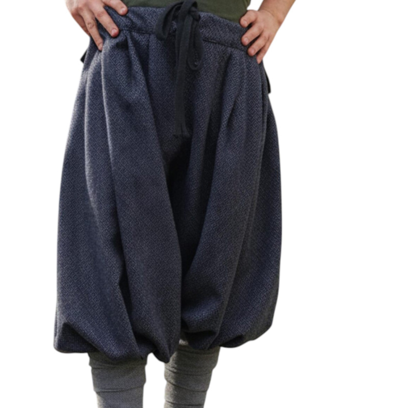 Haithabu Viking Diamond Twill Hose – Wikinger Baggy Pants aus 80 % Wolle - Bild 1