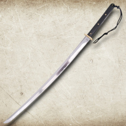 Katana S6033 – Funktionelles Samurai Schwert aus 1045 Kohlenstoffstahl mit Holzkiste & Ständer - Bild 2