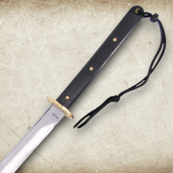 Katana S6033 – Funktionelles Samurai Schwert aus 1045 Kohlenstoffstahl mit Holzkiste & Ständer - Bild 3