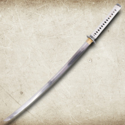 Katana Michonne S2247H – Funktionelles The Walking Dead Schwert mit Scheide, Ständer & Holzkiste - Bild 2