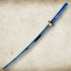 Katana S2252BL – Handgefertigtes Samurai Schwert aus AISI 1045 Kohlenstoffstahl mit Holzkiste - Bild 2