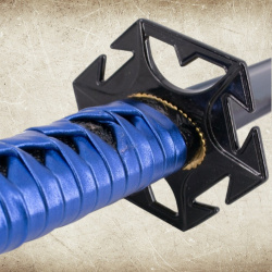 Katana S2252BL – Handgefertigtes Samurai Schwert aus AISI 1045 Kohlenstoffstahl mit Holzkiste - Bild 4