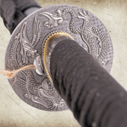 Katana 11002-3H – 1045 Kohlenstoffstahl mit Gravur & Holzkiste - Bild 4