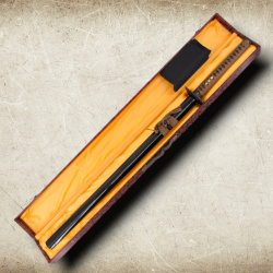 Katana S5000 – Samurai Schwert aus AISI 1045 Kohlenstoffstahl mit Holzkiste - Bild 6