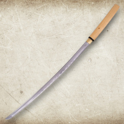 Katana S5002 – Samurai Schwert aus 1045 Kohlenstoffstahl mit Massivholzgriff & Holzkiste - Bild 2