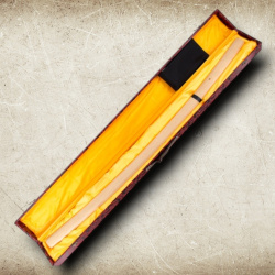 Katana S5002 – Samurai Schwert aus 1045 Kohlenstoffstahl mit Massivholzgriff & Holzkiste - Bild 5