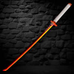 Bambus Lichtschwert LED Katana – Kyojuro Rengoku - Bild 3