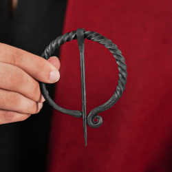 Mittelalterliche, handgeschmiedete Fibula - Bild 2