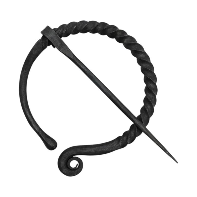 Mittelalterliche, handgeschmiedete Fibula - Bild 1