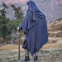 Alaric Wikinger Umhang / Decke mit Diamantköper – Historischer Mittelalter Wollmantel - Bild 2