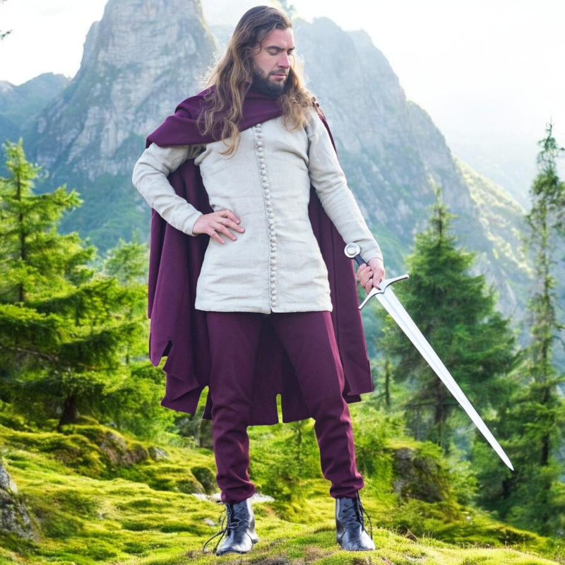 Charles de Blois Pourpoint aus Leinen – 14. Jahrhundert Mittelalter Gewandung - Bild 1