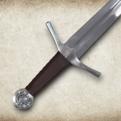 Oakeshott Schwert Typ XVI gehärtet – Mittelalterliches Ritterschwert mit Scheide & Gürtel - Bild 2