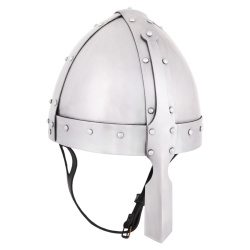 Schaukampftauglicher Spangenhelm aus 2 mm Stahl – Mittelalterhelm mit Nasal - Bild 1