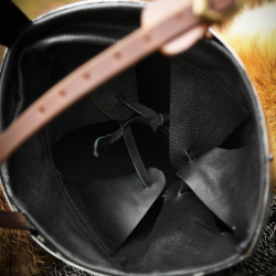 Normannenhelm „St. Wencelas“ aus 1 mm Stahl – Frühmittelalterlicher Nasal - Bild 8