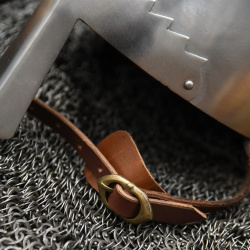 Normannenhelm „St. Wencelas“ aus 1 mm Stahl – Frühmittelalterlicher Nasal - Bild 7