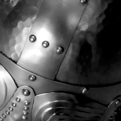 Wikinger Brillenhelm mit Kettenbrünne – Gjermundbu Helm mit Lederinlay - Bild 8