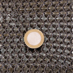 Kettenhemd Haubergeon aus Federstahl – 8 mm Ringdurchmesser, schaukampftauglich - Bild 4