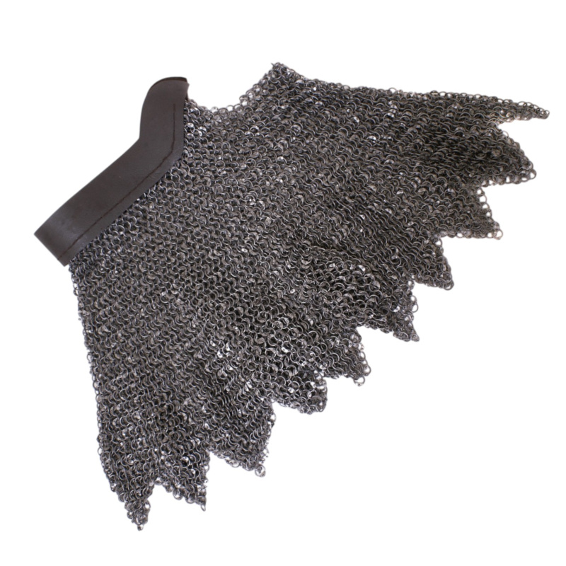 RRR Kettenbrünne für Helme – vernietete Rundringe, 8 mm Ringdurchmesser - Bild 1