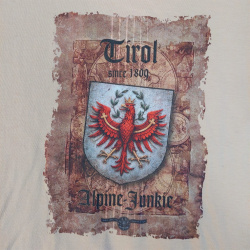 Junkie-T-Shirt "Tirol" – Regionales Wappen Shirt aus hochwertiger Baumwolle - Bild 2