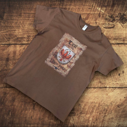 Junkie-T-Shirt "Tirol" EARTH – Regionales Wappen Shirt aus hochwertiger Baumwolle - Bild 1