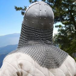 Vendelhelm mit Kettenbrünne, 1,2 mm Stahl auf https://armatae.shop - Bild 4