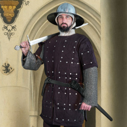 Mittelalterliche Brigantine mit vernieteten Stahlplatten – Körperpanzer aus Baumwolle, 14.–16. Jahrhundert - Bild 5