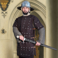 Mittelalterliche Brigantine mit vernieteten Stahlplatten – Körperpanzer aus Baumwolle, 14.–16. Jahrhundert - Bild 7