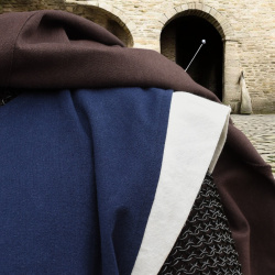 Mittelalter Waffenrock „Eckhart“ – blau / natur - Bild 5