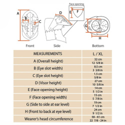 Visierhelm (Beckenhaube) aus dem 14. Jahrhundert – Klappvisierhelm aus 1,6 mm Stahl - Bild 7
