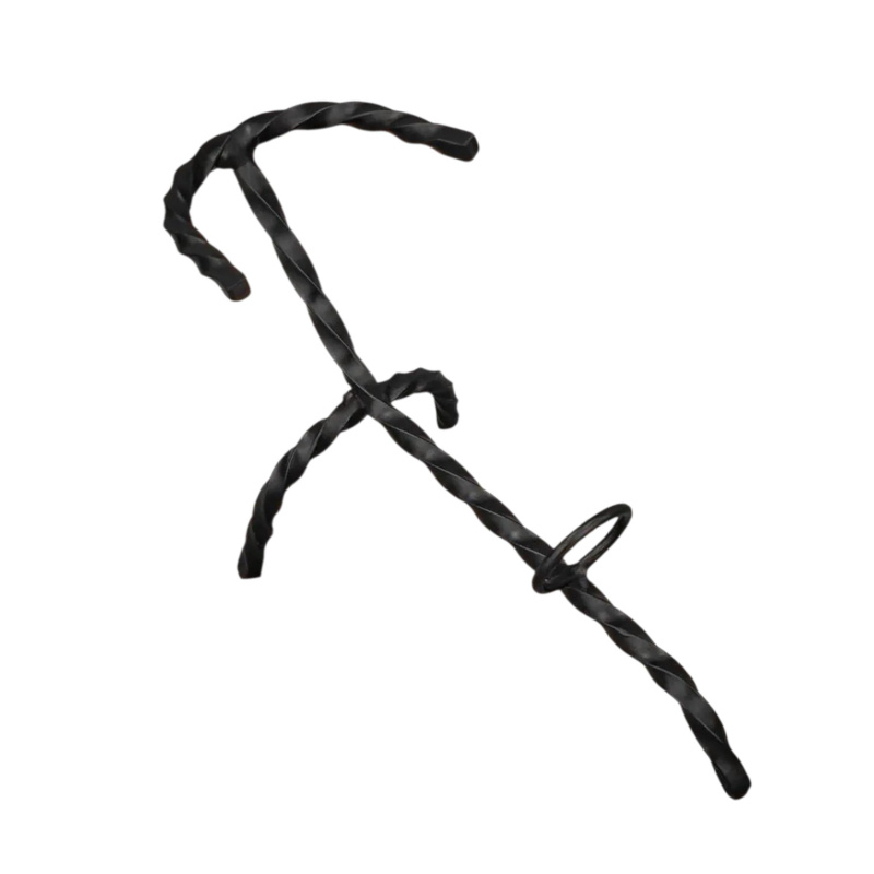 Wikinger Trinkhornständer aus Eisen – handgeschmiedeter Hornständer - Bild 1