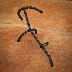 Wikinger Trinkhornständer aus Eisen – handgeschmiedeter Hornständer - Bild 5