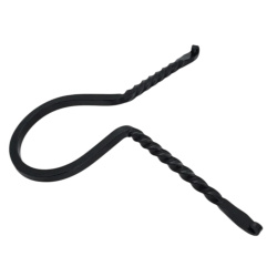 Wikinger Trinkhornständer aus Eisen – handgeschmiedeter, gedrehter Hornhalter - Bild 1