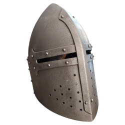 Sugarloaf Großer Helm – konischer Topfhelm aus 1,6 mm Stahl mit Polsterfutter - Bild 1