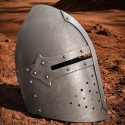 Sugarloaf Großer Helm – konischer Topfhelm aus 1,6 mm Stahl mit Polsterfutter - Bild 2