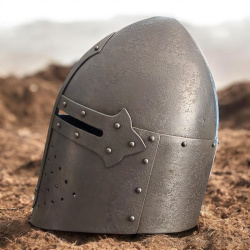 Sugarloaf Großer Helm – konischer Topfhelm aus 1,6 mm Stahl mit Polsterfutter - Bild 8
