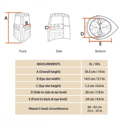 Großer Helm des 13. Jahrhunderts – Topfhelm aus 1,6 mm Stahl mit Lederinlay - Bild 7