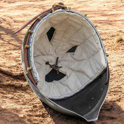 Beckenhaube mit Visier – Schaukampfhelm aus 1,6 mm Stahl - Bild 3