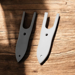 Wikinger Lucet / Strickgabel aus Knochen oder Ochsenhorn – Flecht- & Webgabel - Bild 5