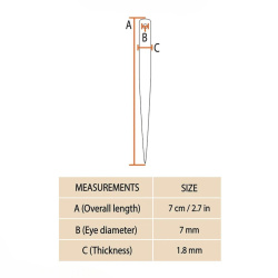 Wikinger Knochennadeln Set – 5 Stück, Nadelbindung & Handnähnadeln aus Knochen - Bild 3