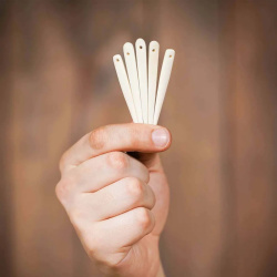 Wikinger Knochennadeln Set – 5 Stück, Nadelbindung & Handnähnadeln aus Knochen - Bild 4